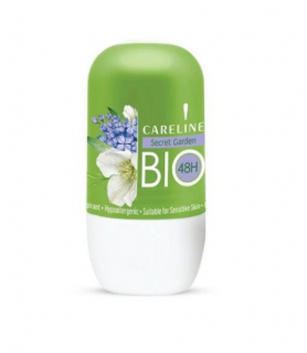 Deodorant, Careline Bio Roll-On, Secret Garden, 75 ml