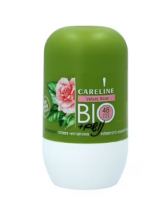 Deodorant, Careline Bio Roll-On, Velvet Rose, 75 ml