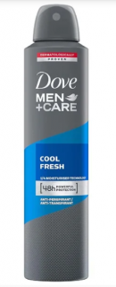 Deodorant spray Dove Men+Care Cool Fresh, 250 ml