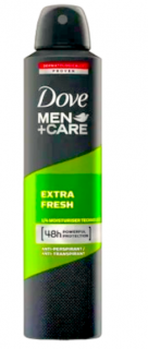 Deodorant spray Dove Men+Care Extra Fresh, 250 ml