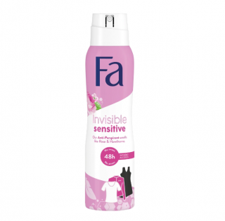 Deodorant spray Fa Invisible Sensitive, 150 ml