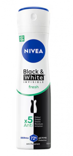 Deodorant spray Nivea Invisible for Black  White Fresh, 150 ml