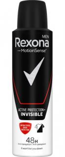 Deodorant spray Rexona Men Active Protection + Invisible, 150 ml