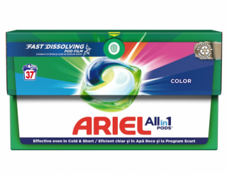 Detergent automat de rufe gel capsule, 37 buc ARIEL All in One ColorStyle