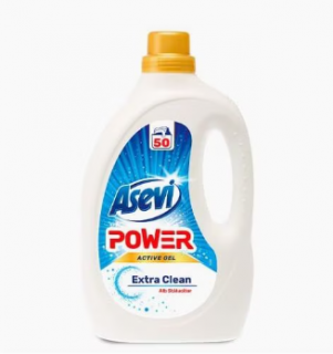 Detergent concentrat de rufe, Asevi Power Extra Clean 2.500 ml , 50 spalari