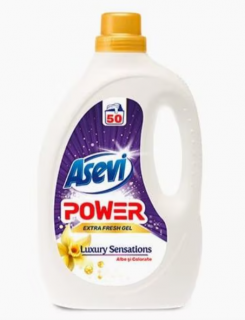 Detergent concentrat de rufe, Asevi Power Luxury 2.500 ml , 50 spalari