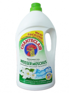 Detergent de rufe Chante Clair Muschio Bianco ,3600 ml, 80 spalari