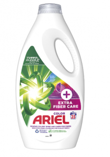 Detergent de rufe lichid Ariel Fiber Care, 1750 ml, 35 spalari