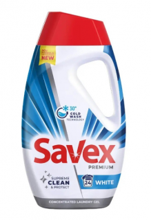Detergent de Rufe Lichid Savex Premium White, 24 Spalari,1.08 l