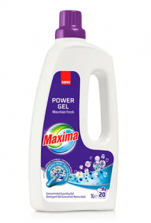 Detergent de rufe Sano Maxima Power Gel Mountain Fresh 1L