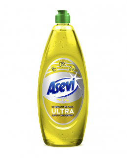 Detergent de vase Asevi Ultra Yellow, 650 ml