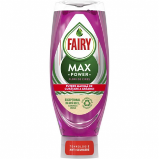 Detergent de vase Fairy, MaxPower, Flori de cires 650ml