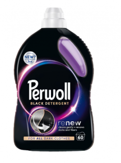 Detergent lichid pentru rufe Perwoll Renew Black, 60 spalari, 3000 ml