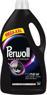 Detergent lichid pentru rufe Perwoll Renew Black, 80 spalari, 4000 ml