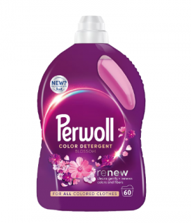 Detergent lichid pentru rufe Perwoll Renew Blossom, 60 spalari, 3 l