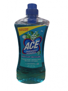 Detergent pentru pardoseli fara clor Ace TalcMosc Alb, 1L