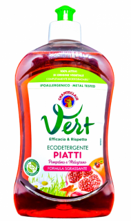 Detergent pentru vase Chanteclair Vert rodie si grapefruit, 500ml