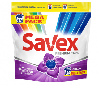 Detergent Rufe Savex Capsule Color,64 buc