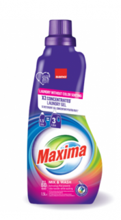 Detergent Sano Maxima mix  wash, gel concentrat pentru rufe, 60 spalari, 1.5 l