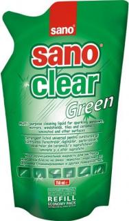 Detergenti geamuri Sano Clear Green - Rezerva 750 ml