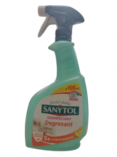 Dezinfectant ultradegresant pentru bucatarie Sanytol, 600 ml