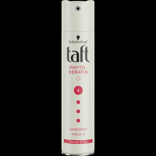 Fixativ spray Taft Keratin Complete, nivel fixare 4, formula vegana, 250 ml