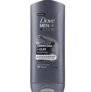 Gel de dus Dove Men+Care Charcoal  Clay, 400 ml