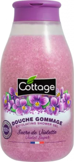 Gel de dus exfoliant, Cottage, violete , 270 ml