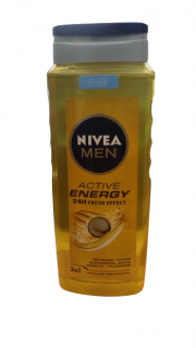 Gel de dus Nivea Men Active Energy, 500 ml
