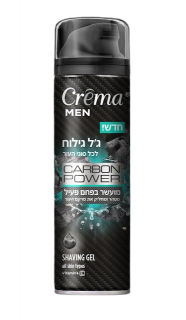 Gel de ras Crema Men Carbon Power, 200 ml