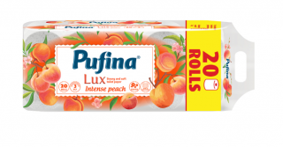 Hartie igienica Pufina Intense Peach, 20 role