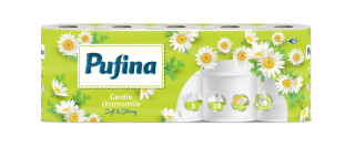 Hartie igienica Pufina Musetel Delicat,10 role