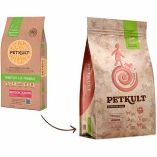 Hrana uscata pentru caini Petkult Sensitive Junior Talie Medie Miel si orez 1 kg
