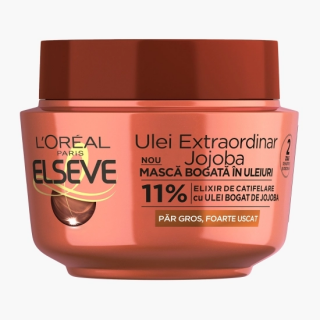 Masca de par L Oreal Paris Elseve Ulei Extraordinar pentru par uscat, 300 ml