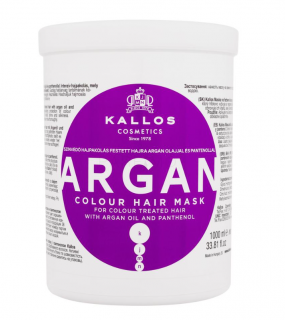 Masca pentru par vopsit, Kallos cu ulei de Argan,1000 ml
