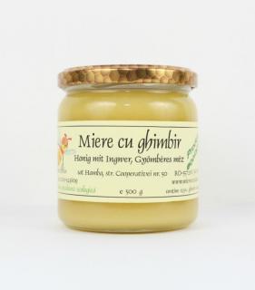 Miere cu ghimbir ecologica 500g