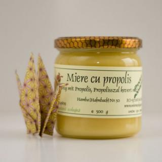 Miere cu propolis ecologica 500g