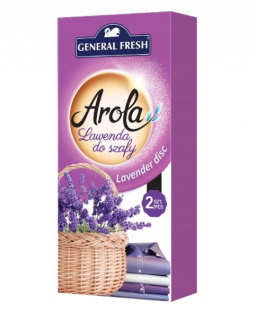 Odorizant pentru garderoba, Arola, Lavanda, 2 bucati