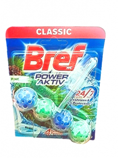 Odorizant toaleta Bref Power Aktiv Pine, 50 g