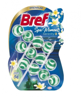 Odorizant toaleta Bref Spa Moments Serenity, 3x50 g