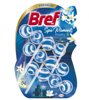Odorizant toaleta Bref Spa Moments Vitality, 3x50 g