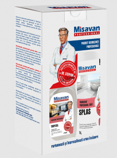 Pachet odorizant baie Dr. Stephan Splas 1l + odorizant camera Dr. Stephan Tropical 750ml,Misavan