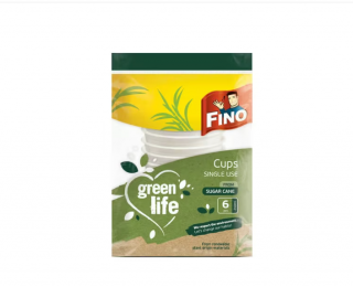 Pahare biodegradabile, 6 bucati Fino Green Life