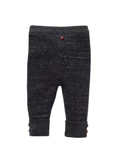 Pantaloni impletiti moi, din bumbac organic antracit. Marimea 62 68