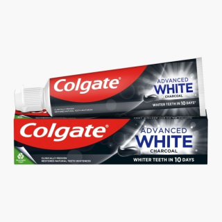 Pasta de dinti Colgate Advanced White Charcoal pentru albire, 100 ml