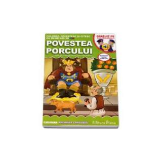 Povestea porcului. Colorez, povestesc si citesc cu ochelari 3D