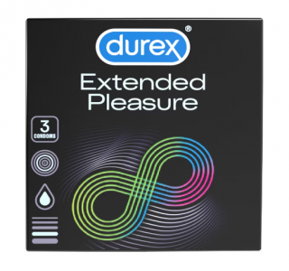 Prezervative Durex Extended Pleasure,3 pcs