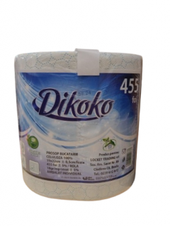 Prosop hartie monorola alba Dikoko 2 straturi,455 foi