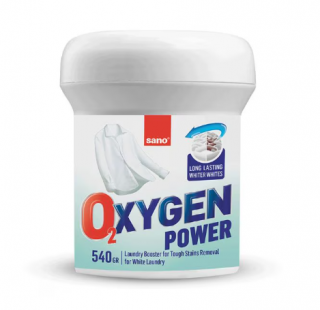 Pudra indepartare pete fara clor, Sano Oxygen White, 540 gr