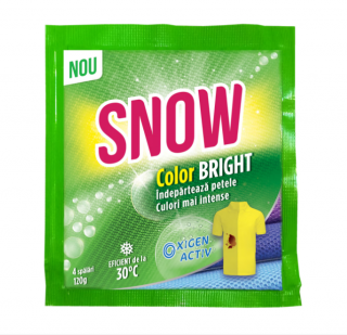 Pudra pentru indepartarea petelor Snow Color Bright,120g
